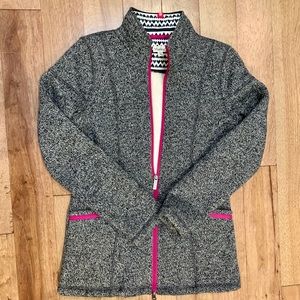 Hatley Lined Sweater Fleece Jacket Size Small
